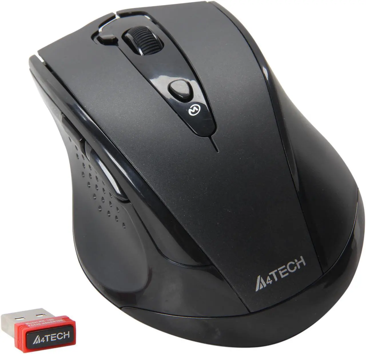 Alt view image 2 of 4 - A4Tech G10-810H Black 7 Buttons 1 x Wheel USB RF Wireless Optical PPO Multi Mode Mouse