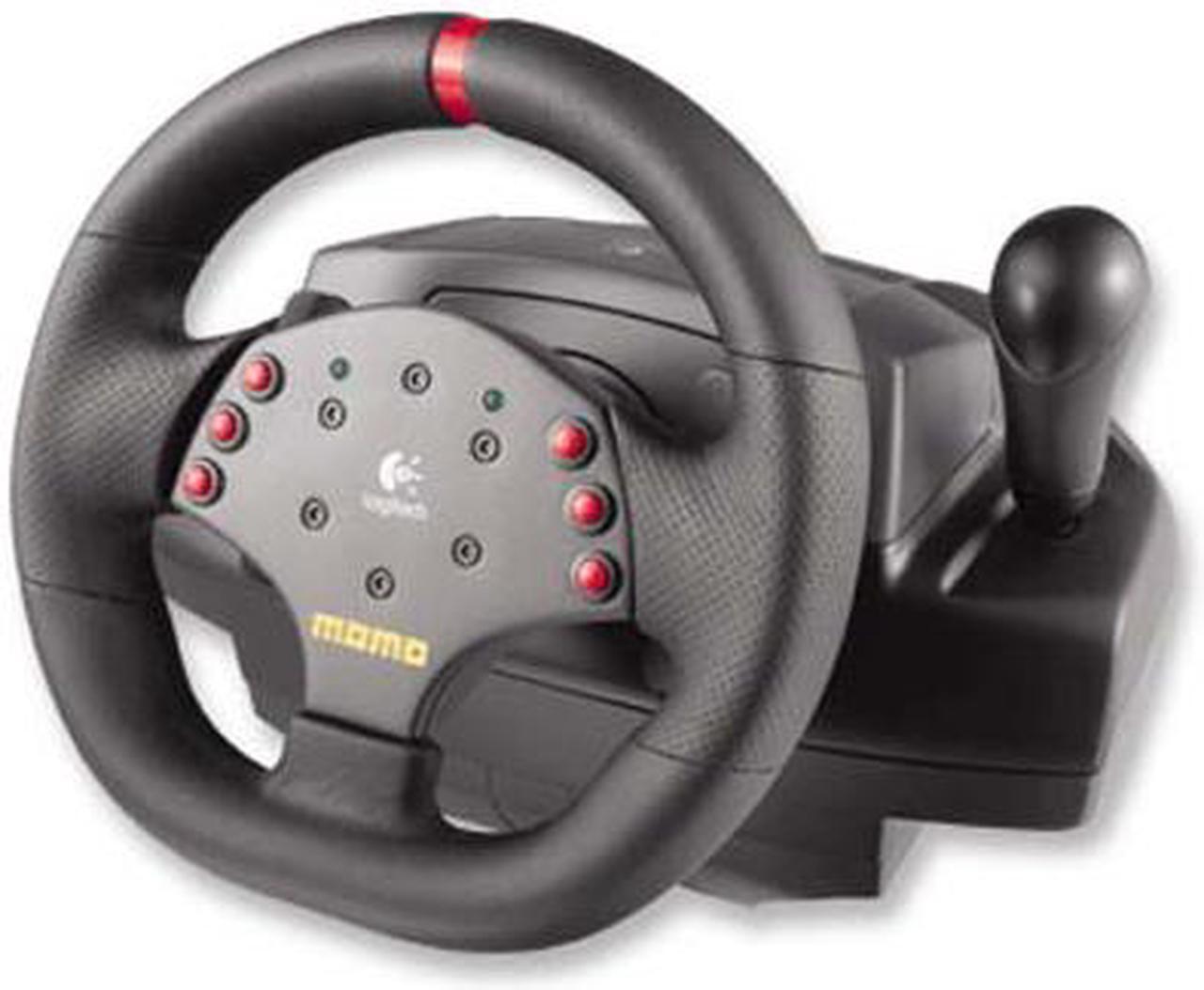 Alt view image 2 of 4 - Logitech 963282-0403 MOMO Racing Force Feedback Wheel