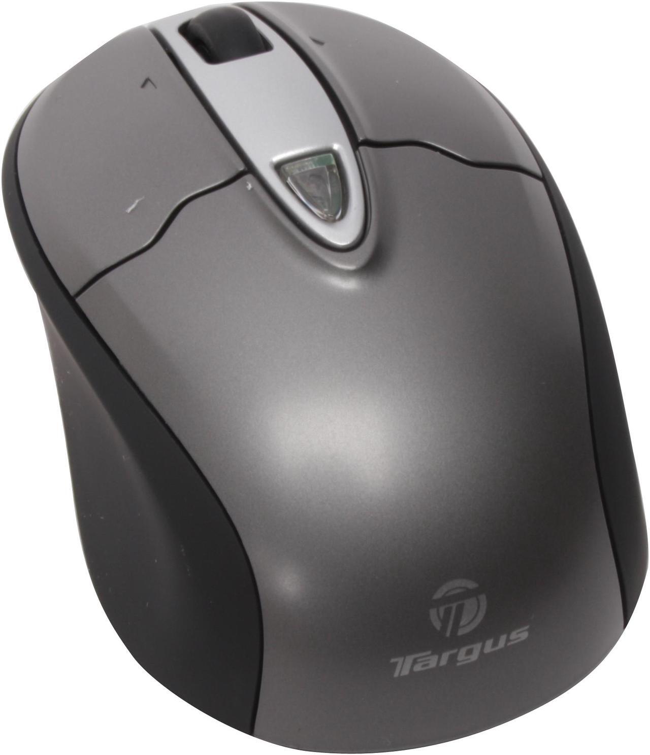 Main image of Targus AMW25US Silver/Black 4 Buttons 1 x Wheel Wireless Optical Stow-N-Go Notebook Mouse