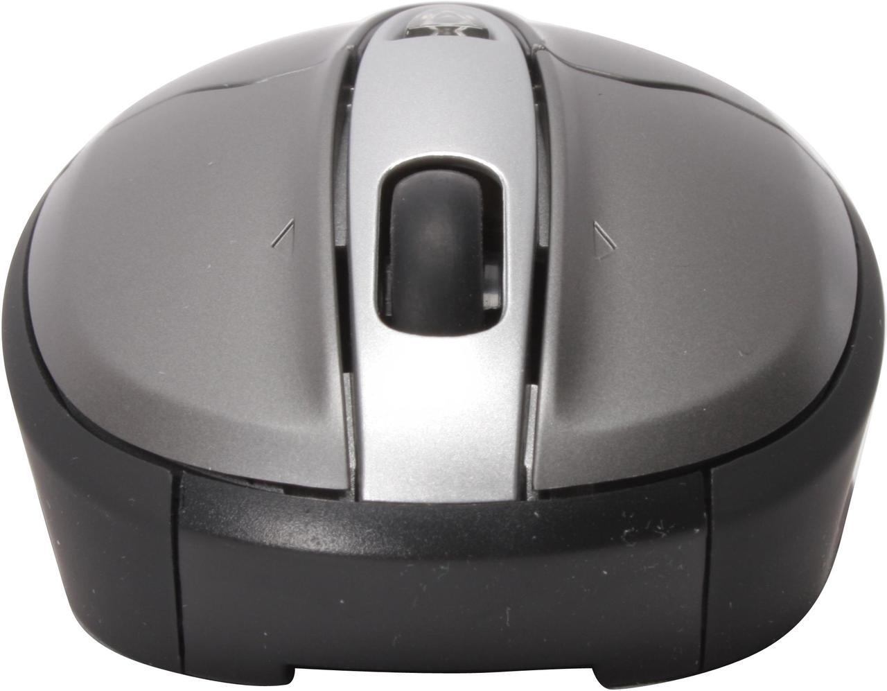 Alt view image 2 of 10 - Targus AMW25US Silver/Black 4 Buttons 1 x Wheel Wireless Optical Stow-N-Go Notebook Mouse