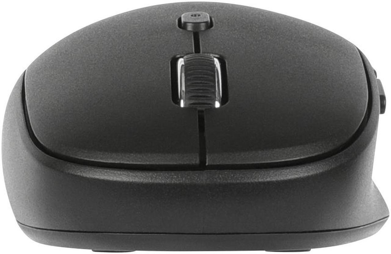 Alt view image 4 of 8 - Targus AMB582GL Black 1 x Wheel Dual (RF / Bluetooth Wireless) Midsize Comfort Multi-Device Antimicrobial Wireless Mouse