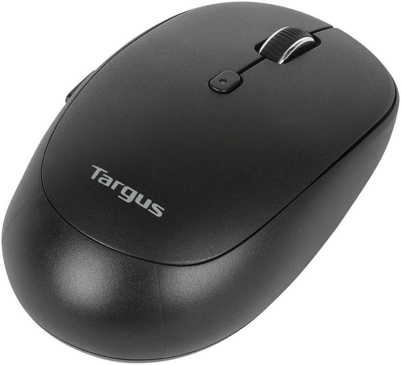 Alt view image 5 of 8 - Targus AMB582GL Black 1 x Wheel Dual (RF / Bluetooth Wireless) Midsize Comfort Multi-Device Antimicrobial Wireless Mouse
