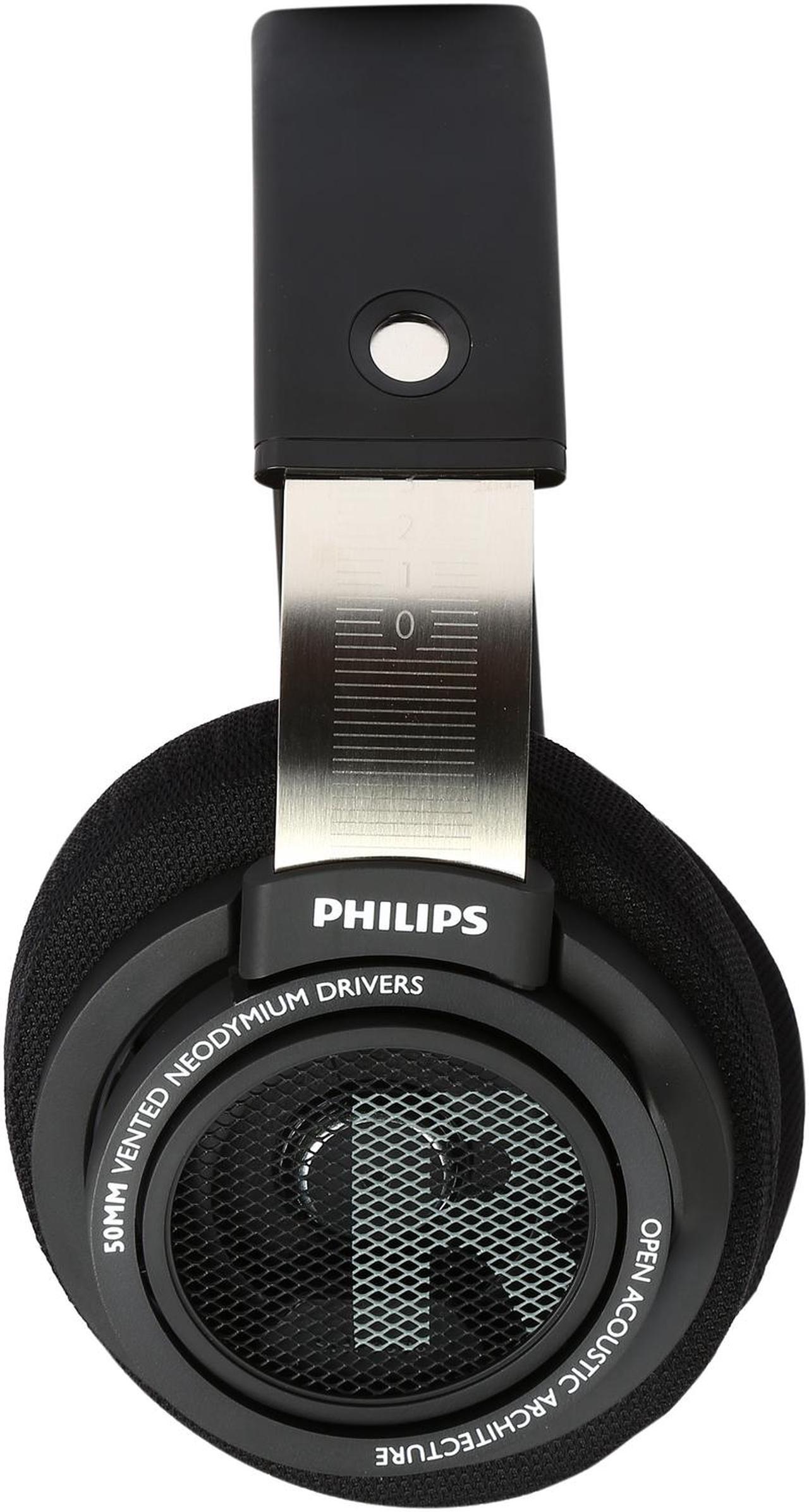 Alt view image 5 of 6 - Philips Performance SHP9500 Over-Ear Open-Air Headphones - EXCLUSIVE - Black
