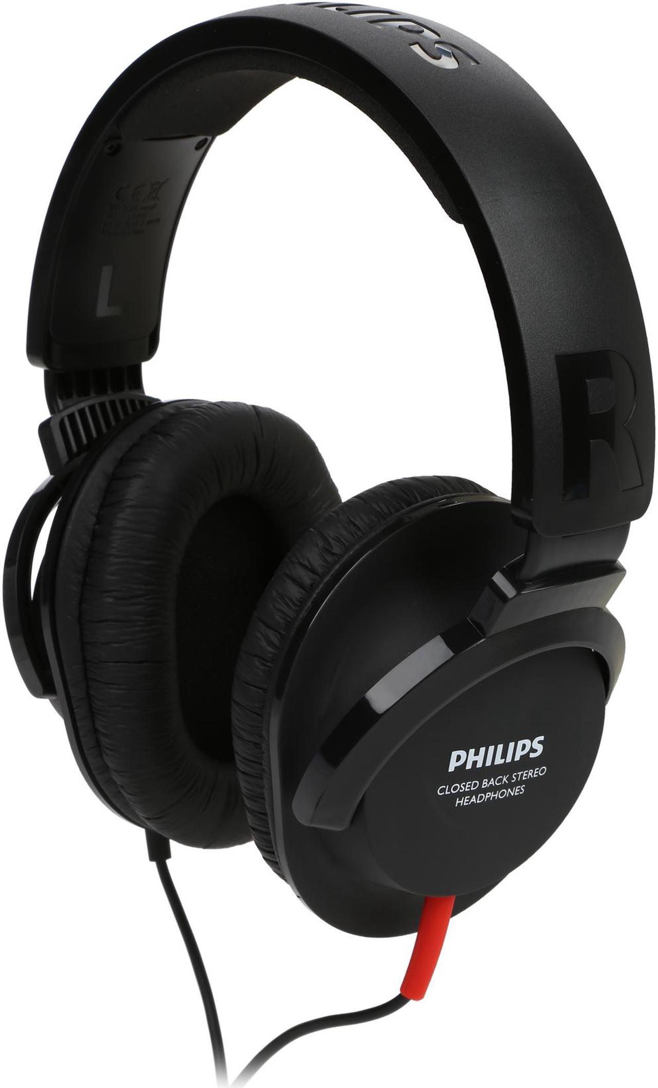 Main image of Philips Extra Bass Hifi Stereo Over-the-Ear Headphone - Black