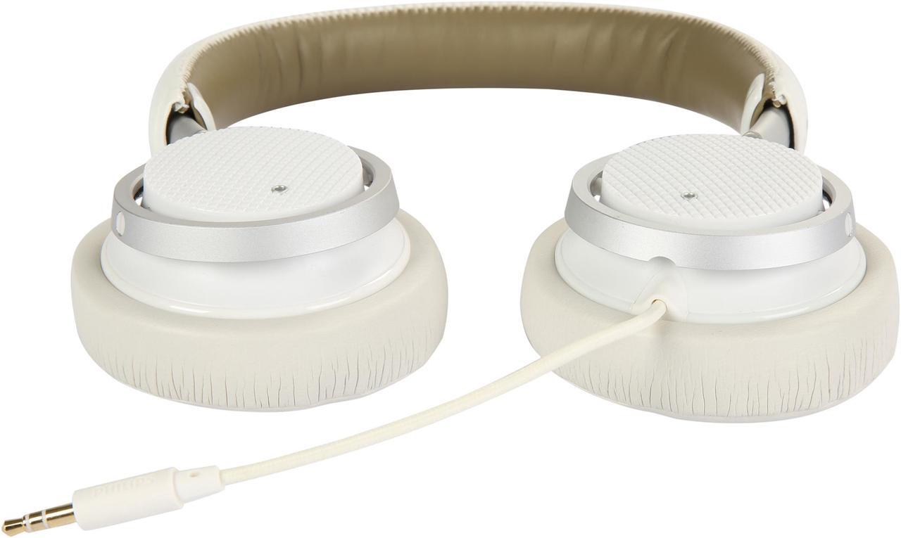 Alt view image 6 of 6 - PHILIPS Fidelio M1MKIIWT/27 Circumaural Headphones with Microphone, white