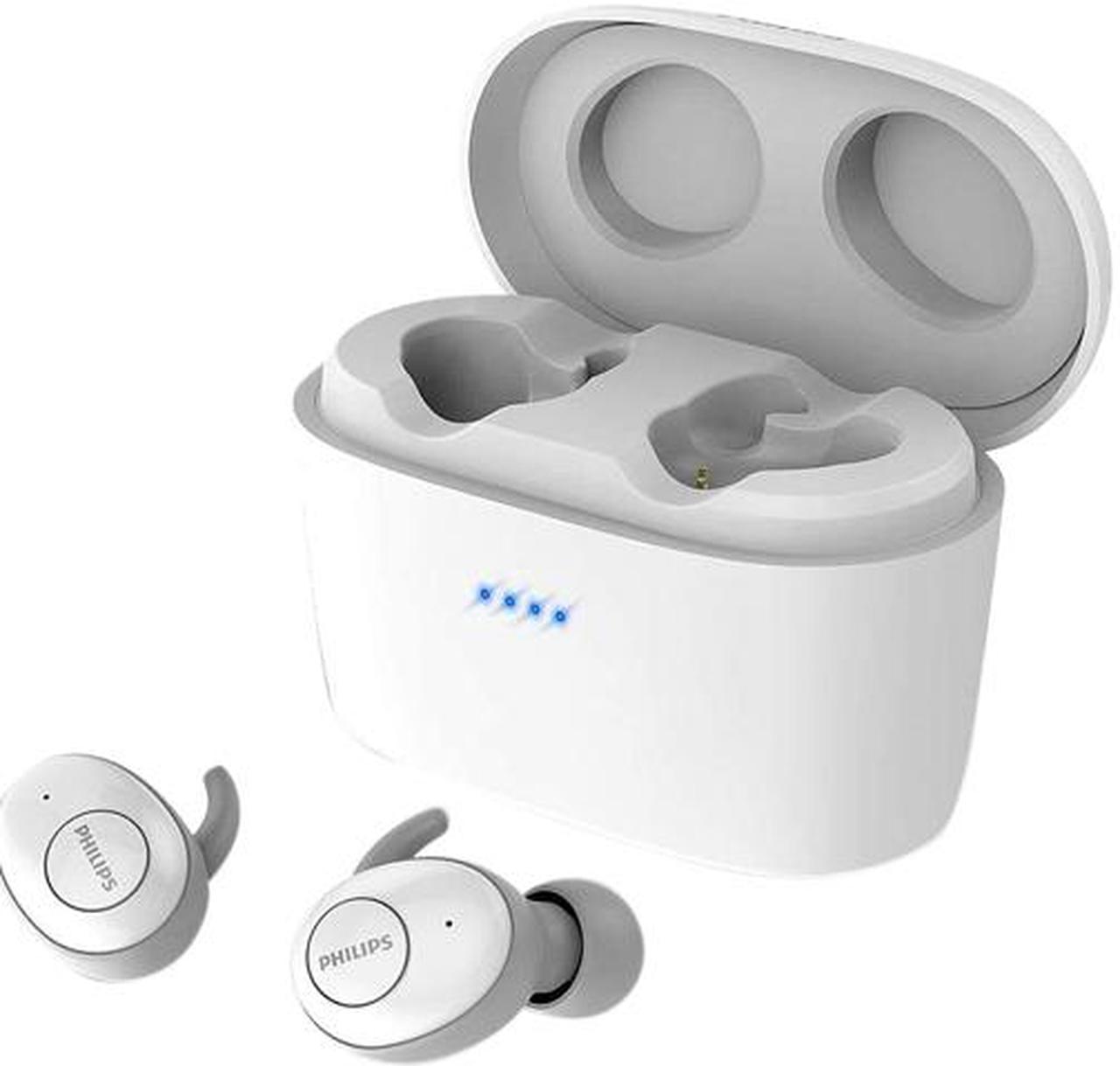 PHILIPS In-Ear True Wireless Bluetooth Earbuds with Power Bank - White