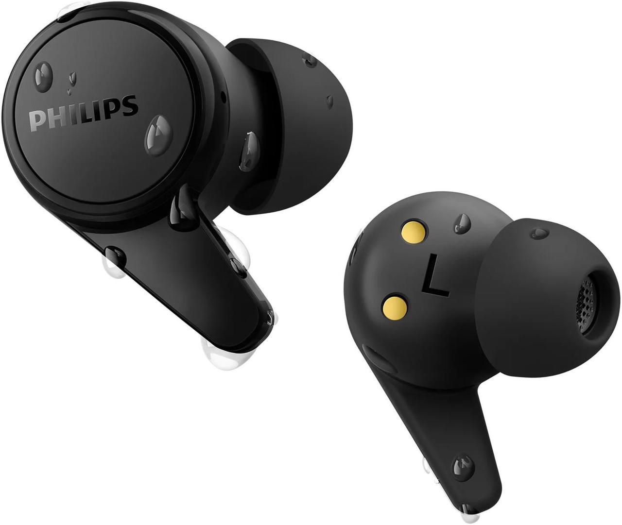 PHILIPS Black Earbud Headphone/Headset TAT1207BK/00