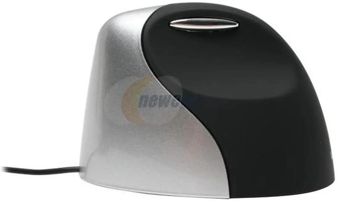 Alt view image 4 of 8 - Evoluent VM3R2-RSB Silver/Black 5 Buttons 1 x Wheel USB Wired Optical VerticalMouse 3 Rev 2 - OEM