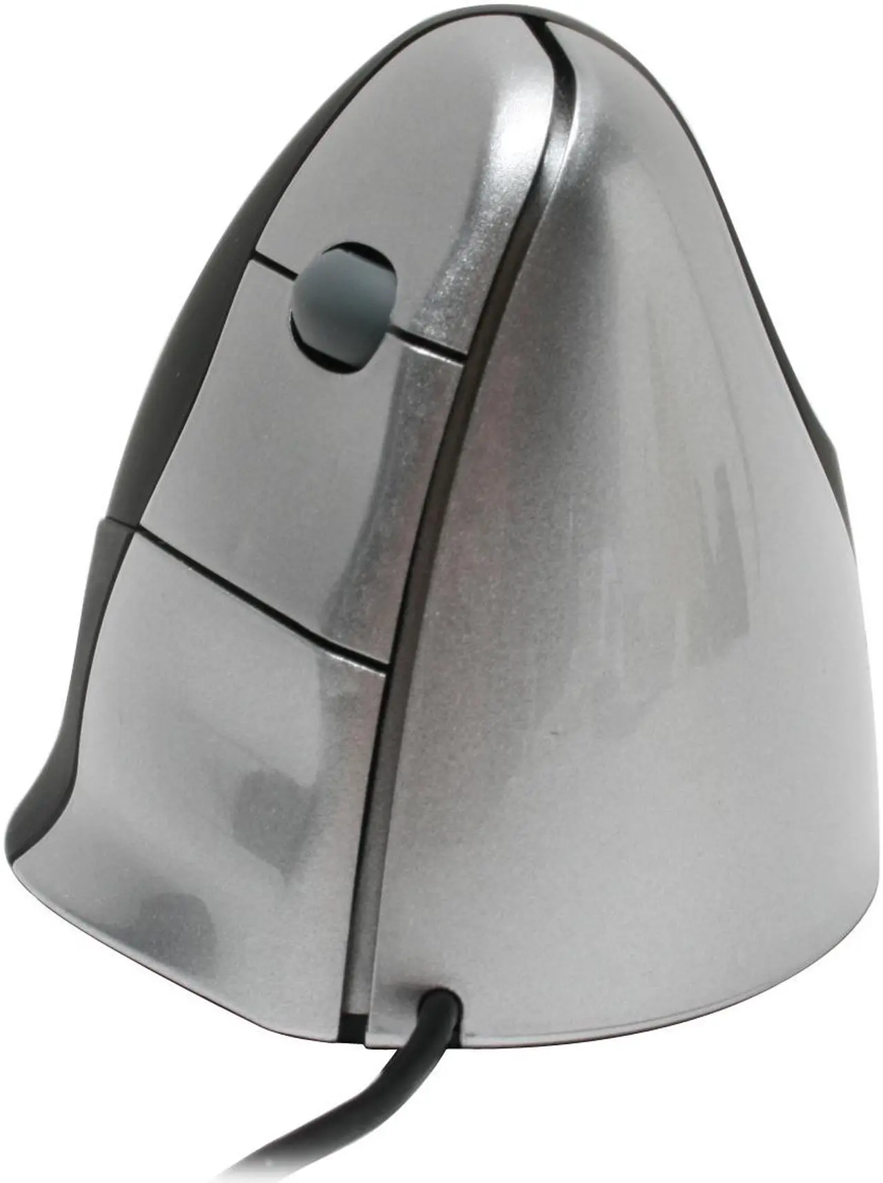 Alt view image 6 of 8 - Evoluent VM3R2-RSB Silver/Black 5 Buttons 1 x Wheel USB Wired Optical VerticalMouse 3 Rev 2 - OEM
