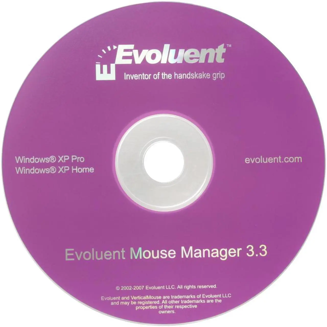 Alt view image 8 of 8 - Evoluent VM3R2-RSB Silver/Black 5 Buttons 1 x Wheel USB Wired Optical VerticalMouse 3 Rev 2 - OEM