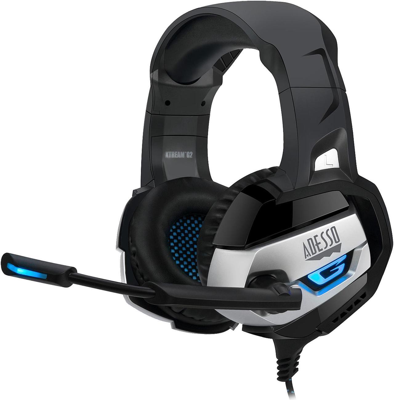 Adesso Xtream G2 Stereo USB Gaming Headphone/Headset with Microphone