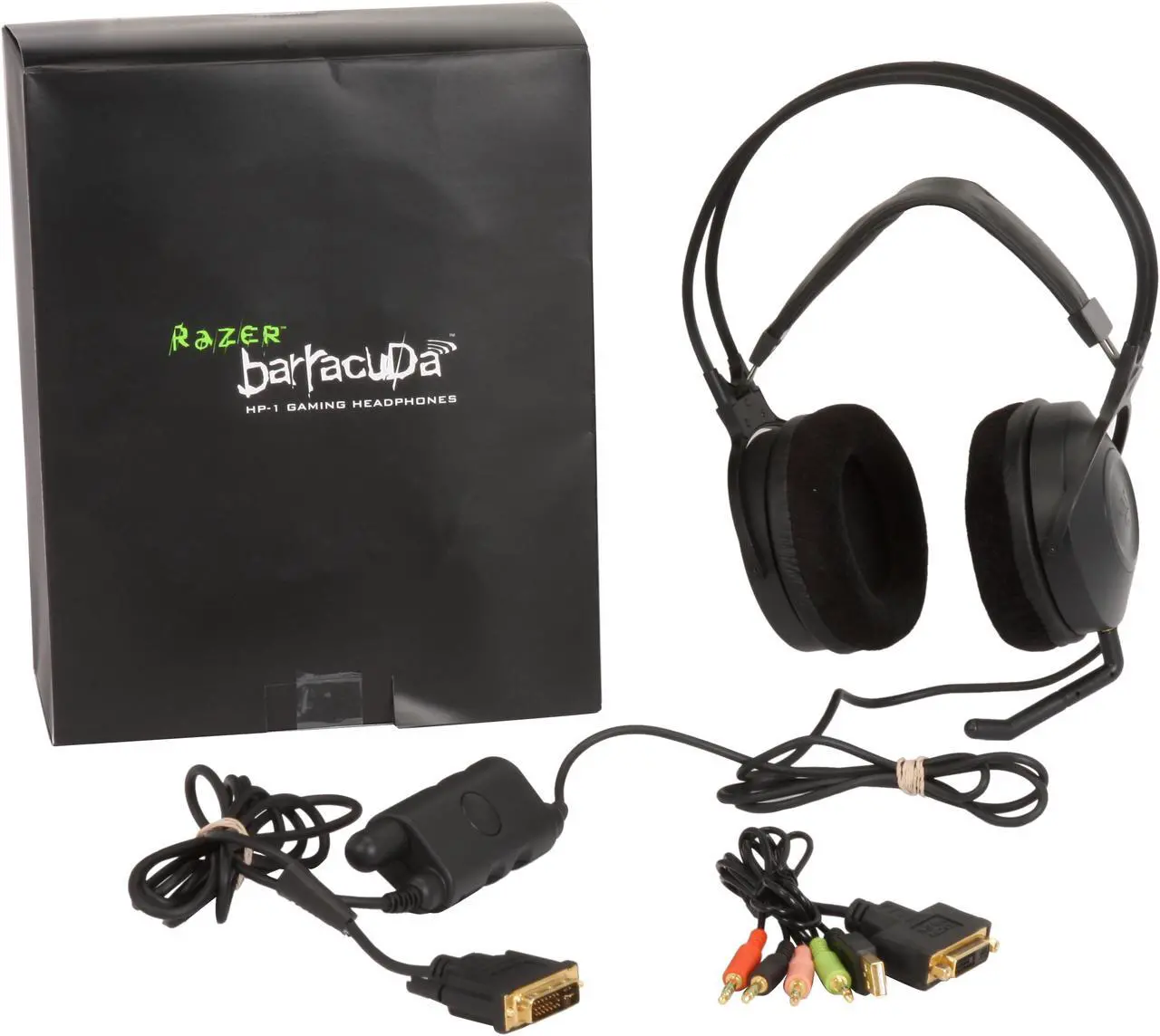 Alt view image 6 of 6 - RAZER Barracuda HP-1 Razer HD-DAI(High Definition-Dedicated Audio Interface) Connector Circumaural Gaming Headphones