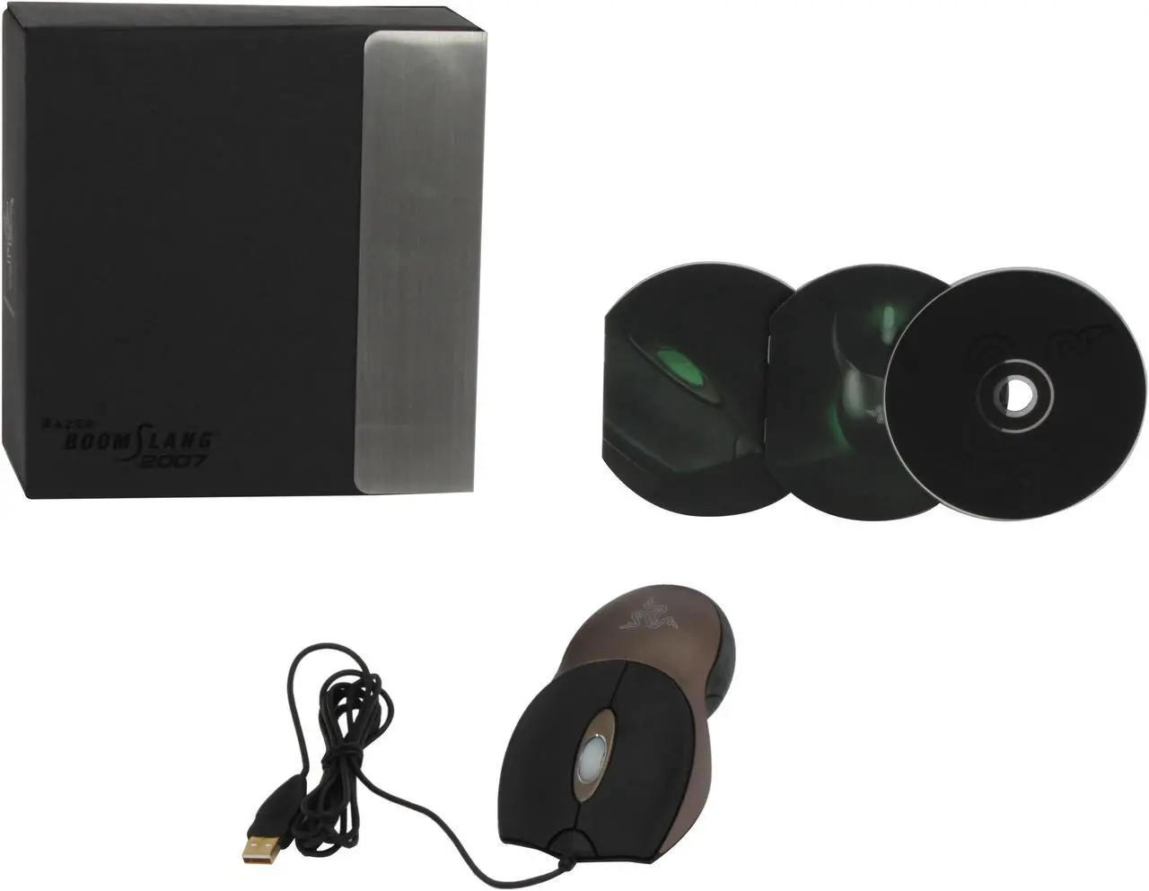 Alt view image 7 of 7 - RAZER Boomslang Collector's Edition (CE) RZ01-00040100-R1M1 Titanium 5 Buttons 1 x Wheel USB Infrared Gaming Mouse