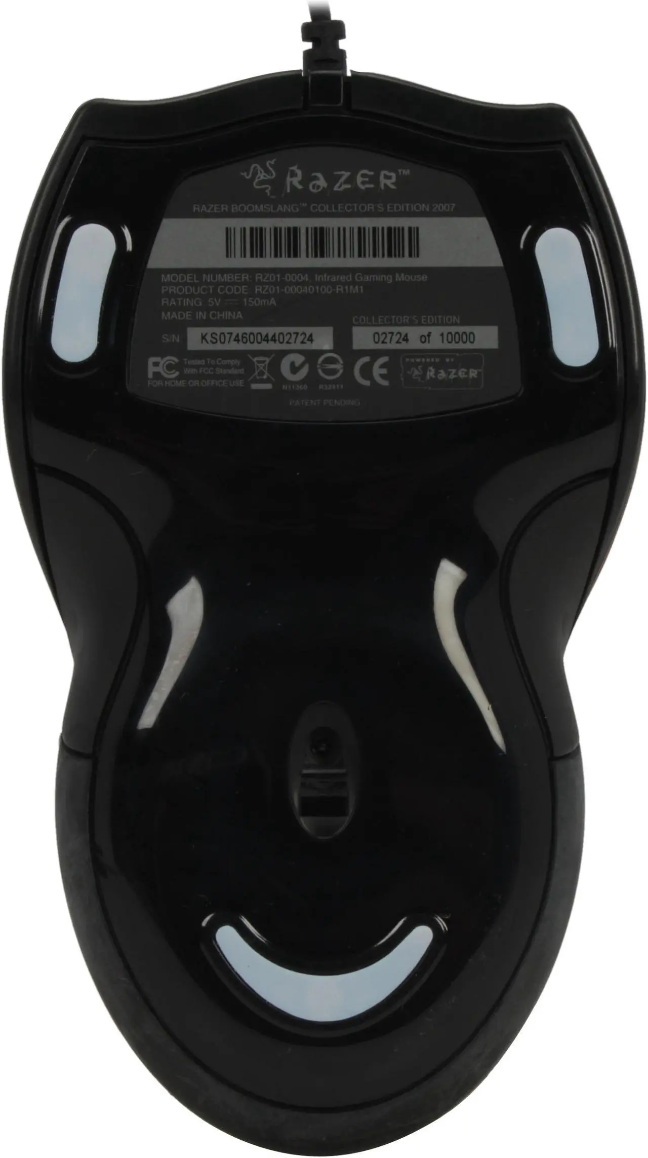 Alt view image 6 of 7 - RAZER Boomslang Collector's Edition (CE) RZ01-00040100-R1M1 Titanium 5 Buttons 1 x Wheel USB Infrared Gaming Mouse