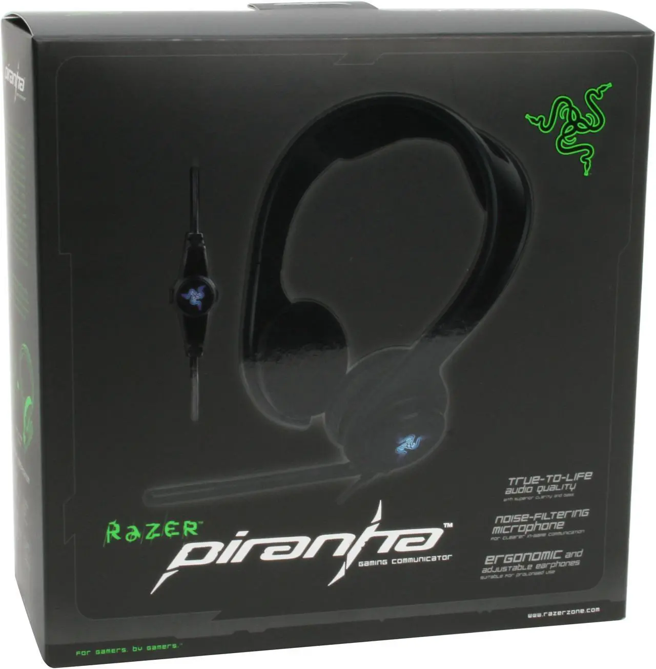 Alt view image 6 of 6 - Razer Piranha 3.5mm Connector Supra-aural Gaming Communicator - Full Multi Language