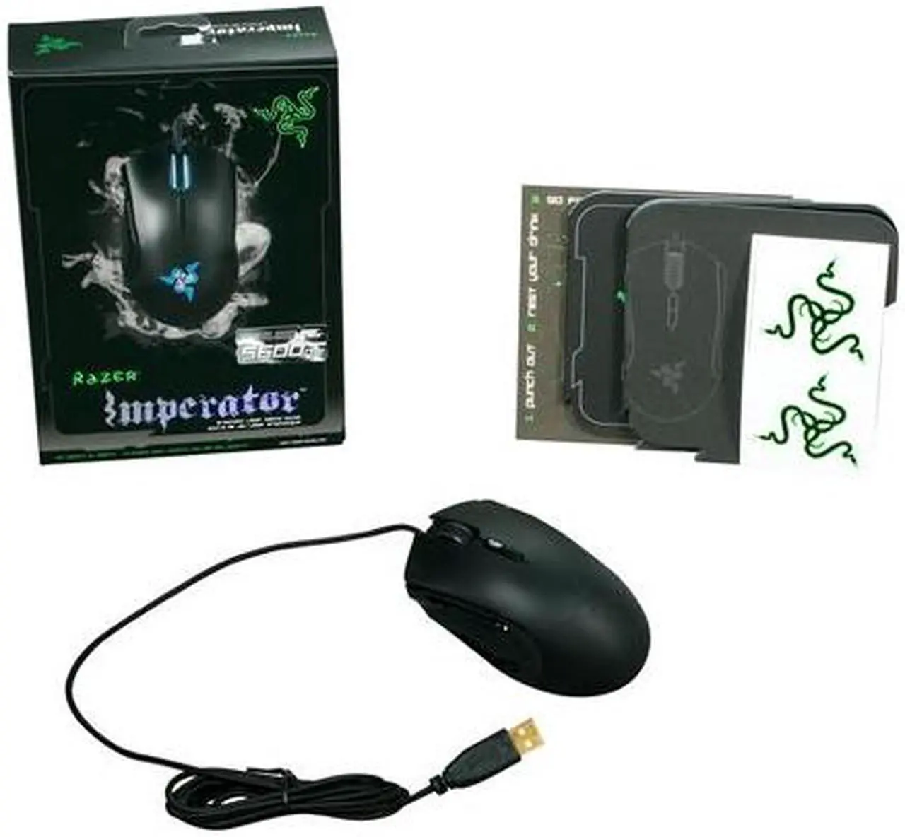 Alt view image 5 of 5 - RAZER Imperator Black 7 Buttons USB Wired Laser Ergonomic Gaming Mouse