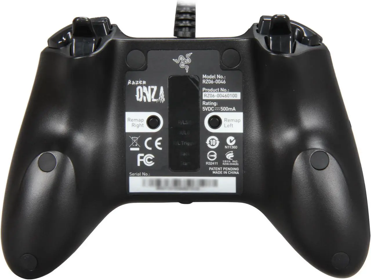 Alt view image 4 of 6 - Razer Onza Professional Gaming Controller