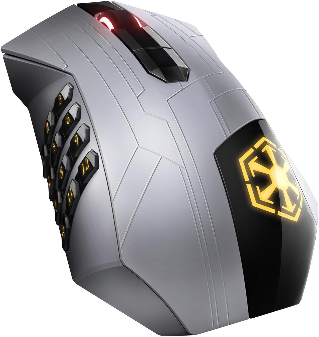 RAZER Star Wars: The Old Republic RZ01-00650100-R3M1 Black 17 Buttons 1 x Wheel Wired / Wireless Star Wars: The Old Republic Gaming Mouse