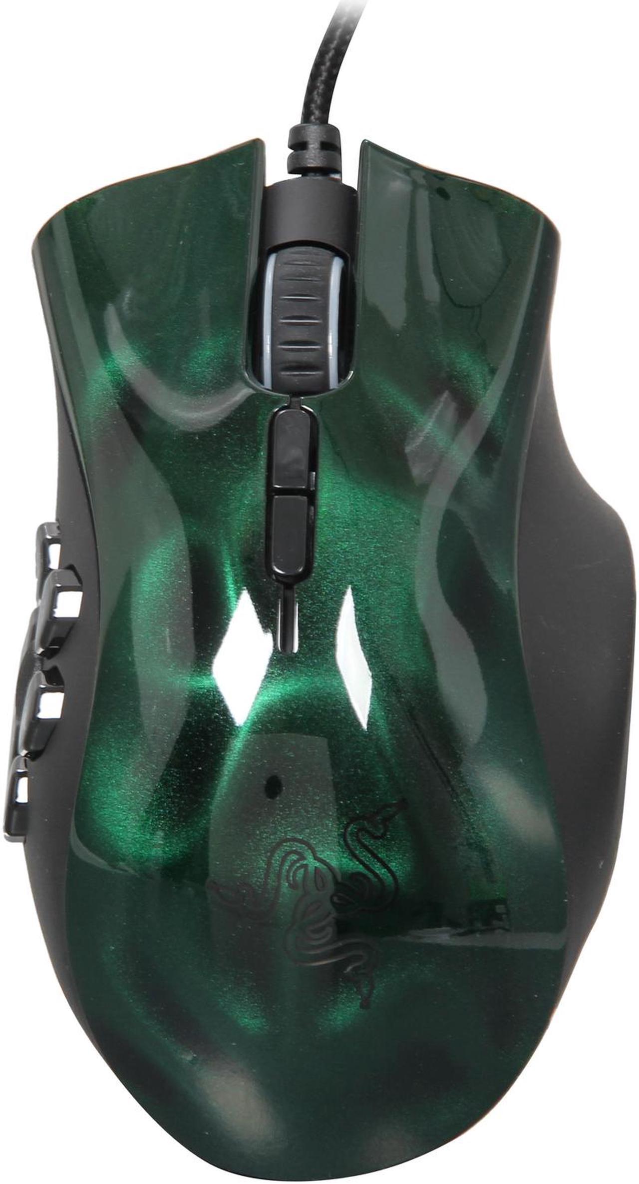 Alt view image 3 of 6 - RAZER Naga Hex Wired USB Gaming Mouse - Green