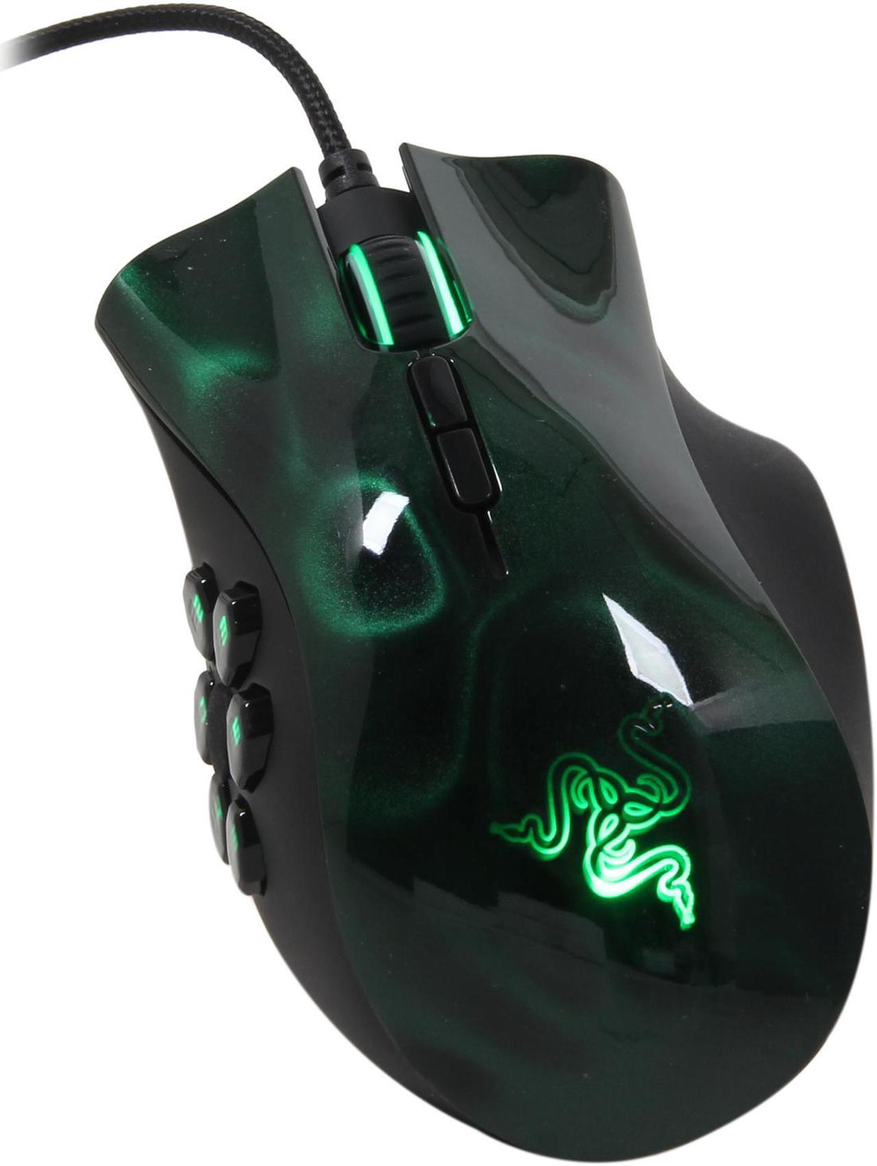 Main image of RAZER Naga Hex Wired USB Gaming Mouse - Green