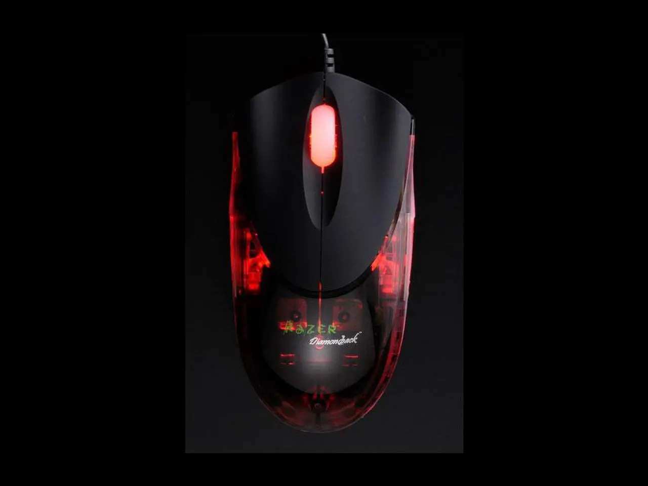 Alt view image 3 of 9 - RAZER Diamondback Precision Gaming RZ01-020200-R1M1 Salamander Red 7 Buttons 1 x Wheel USB Wired Optical Mouse