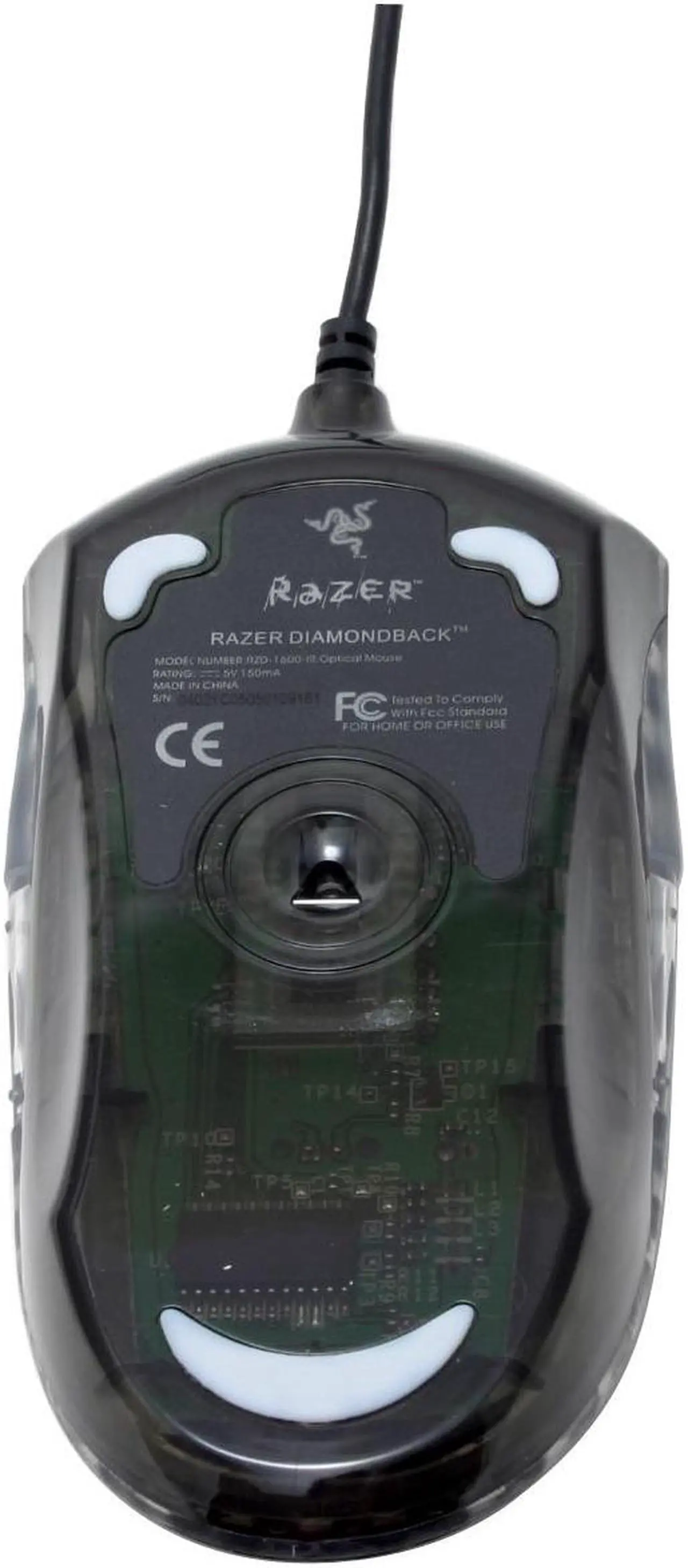 Alt view image 3 of 4 - RAZER Plasma Diamondback RZ01-020300-R1M1 Plasma Blue 7 Buttons 1 x Wheel USB Optical Mouse
