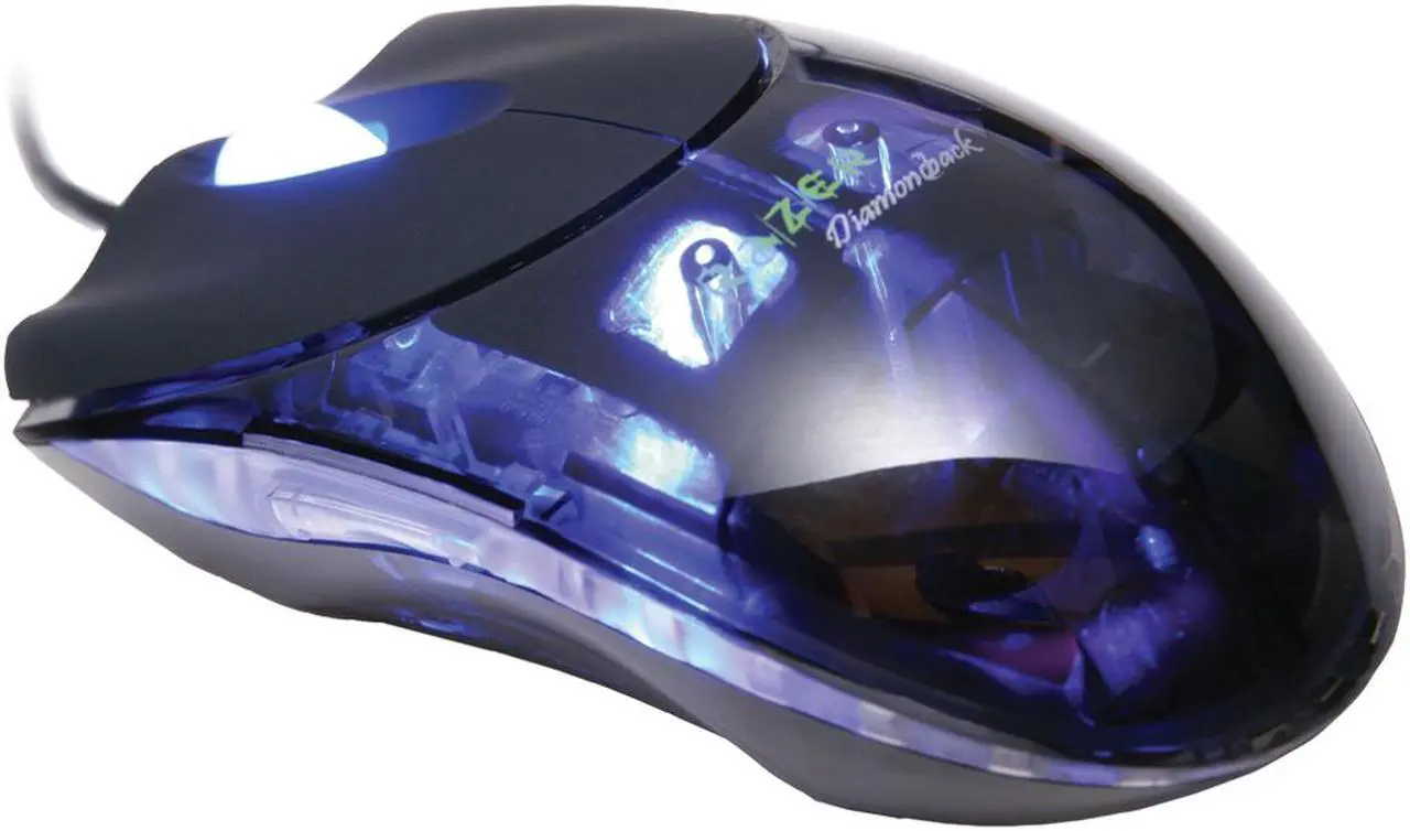 Main image of RAZER Plasma Diamondback RZ01-020300-R1M1 Plasma Blue 7 Buttons 1 x Wheel USB Optical Mouse