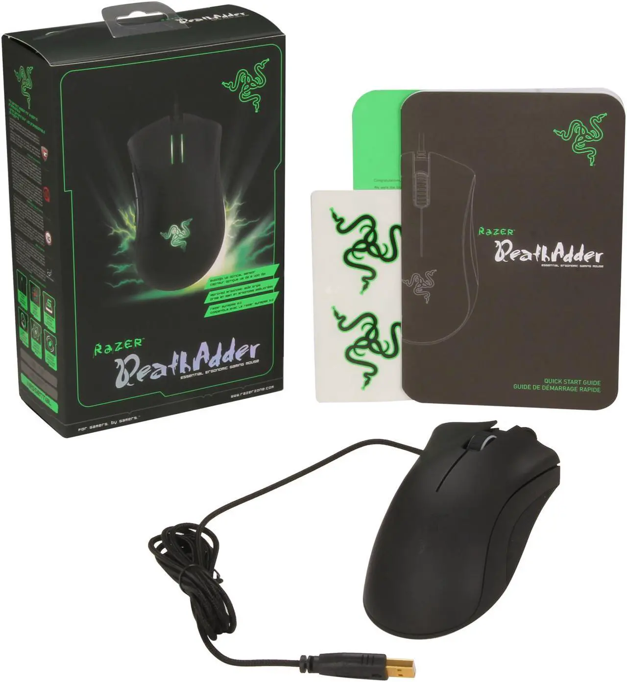 Alt view image 4 of 4 - Razer DeathAdder Ergonomic PC Gaming Mouse