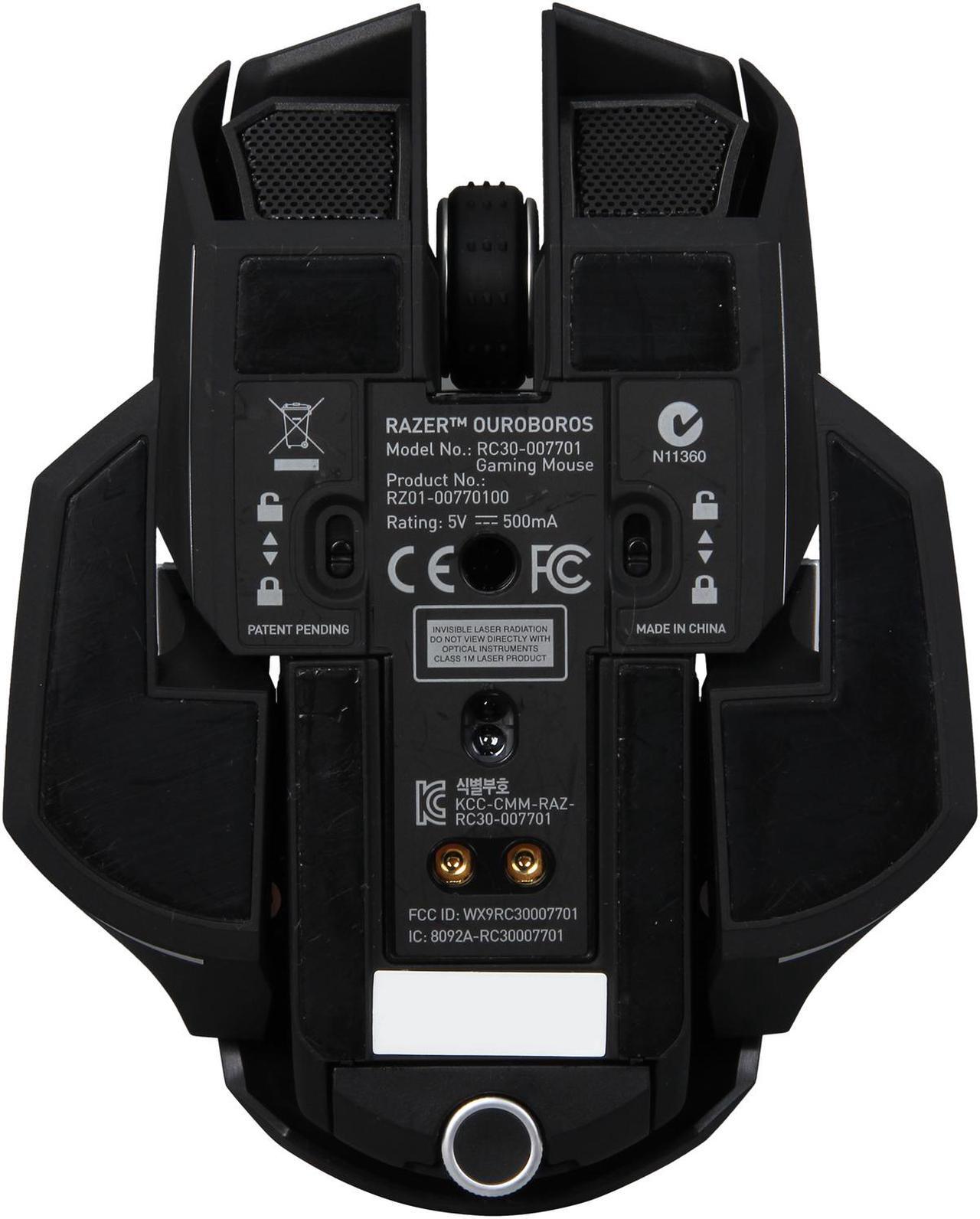 Alt view image 4 of 7 - Razer Ouroboros Elite Ambidextrous Gaming Mouse (RZ01-00770100)