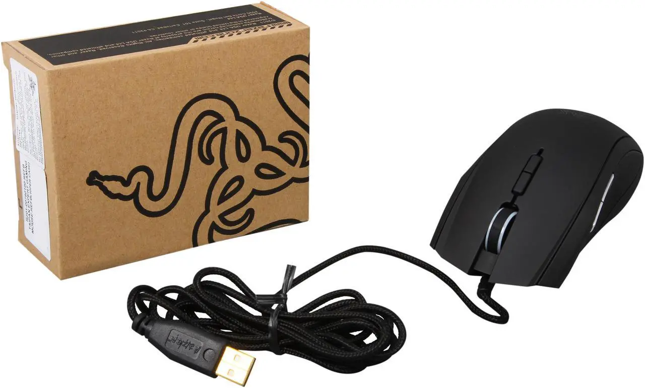 Alt view image 5 of 5 - RAZER Taipan Black 9 Buttons 1 x Wheel USB Wired Laser Mouse