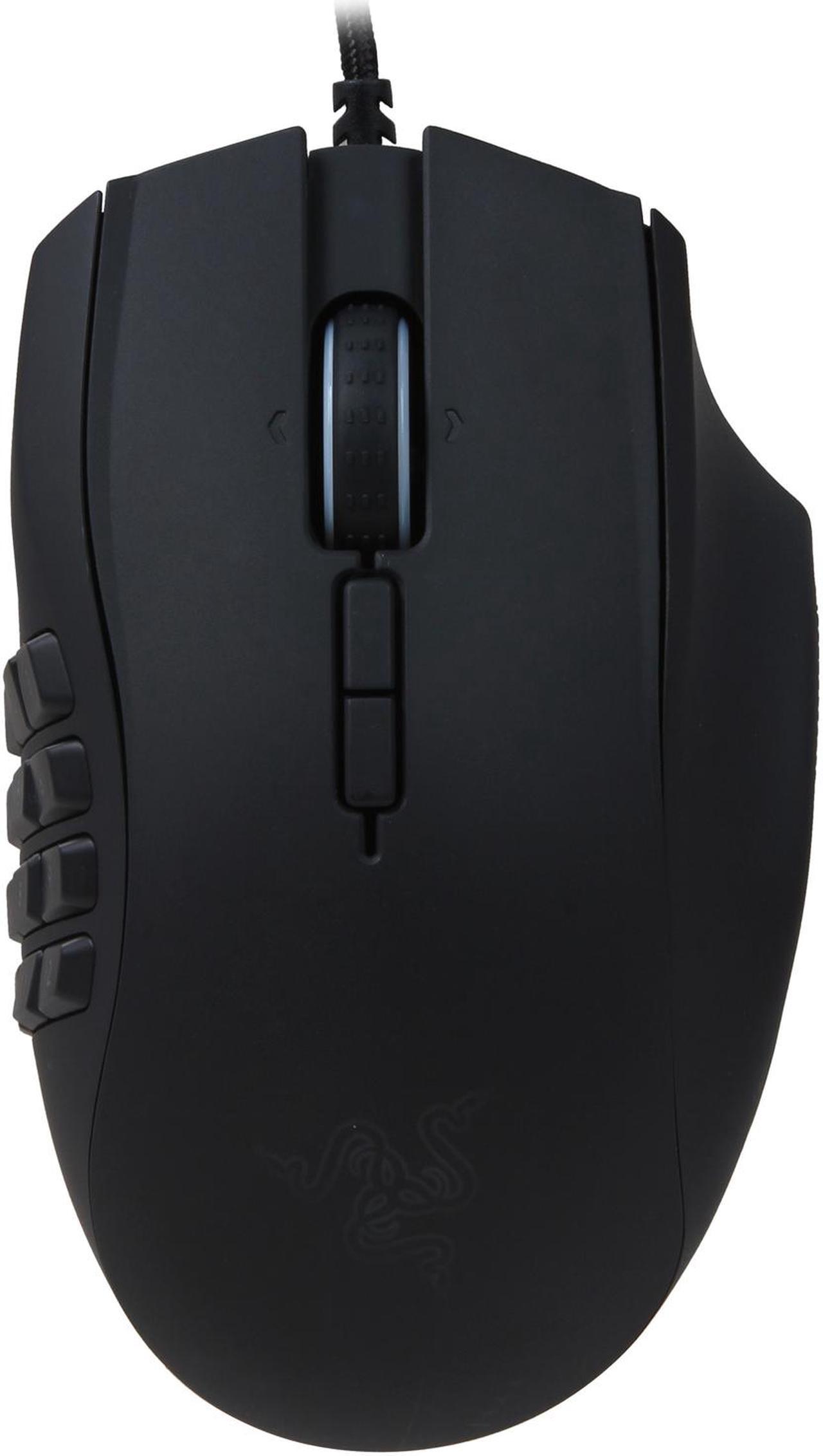 Alt view image 2 of 5 - RAZER Naga 2014 Black 19 Buttons Tilt Wheel USB Wired Laser Expert MMO Gaming Mouse