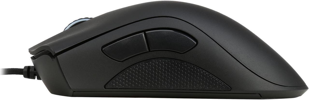 Alt view image 4 of 6 - RAZER DeathAdder Chroma RZ01-01210100 Black 1 x Wheel USB Wired Optical Multi-color Ergonomic Gaming Mouse