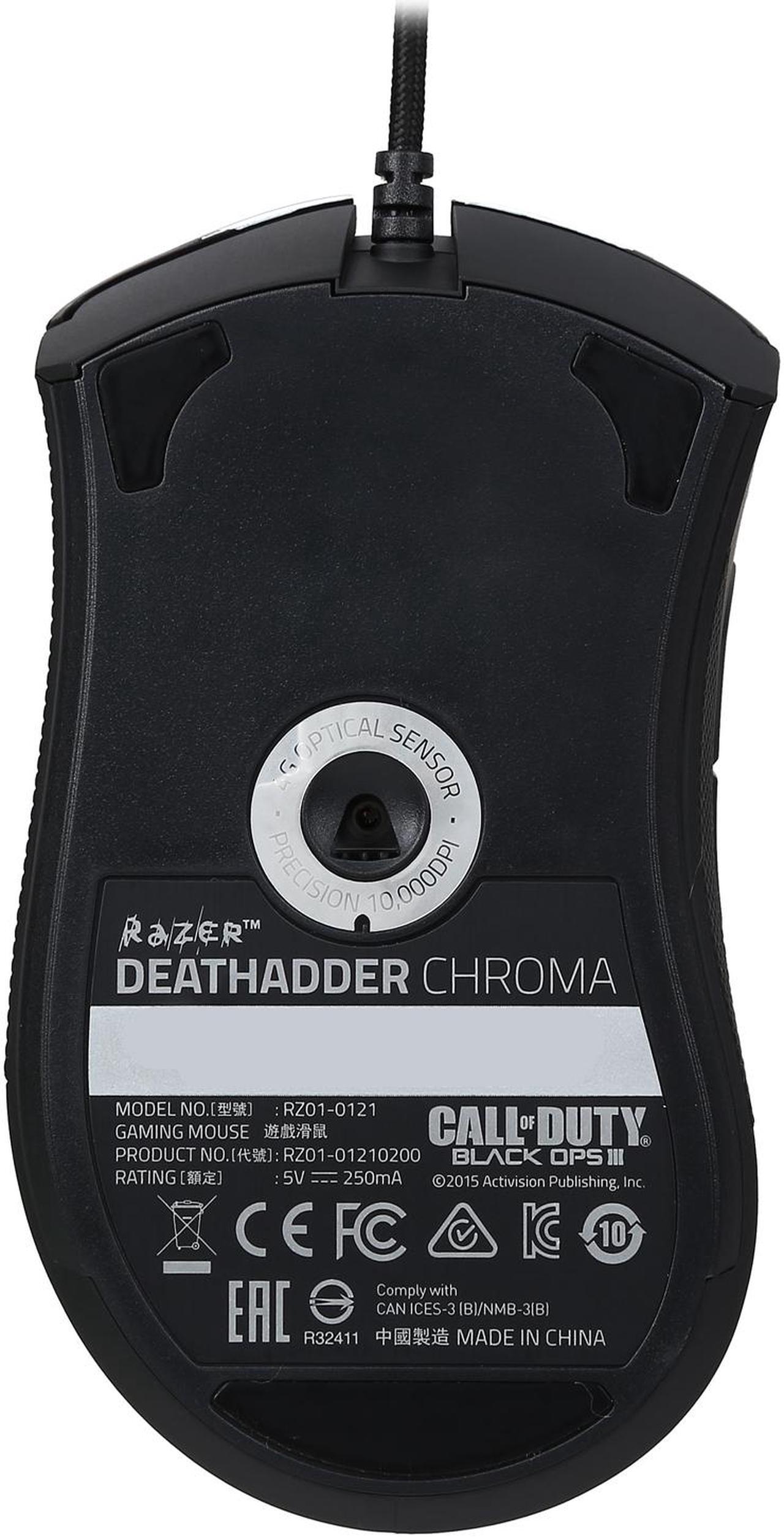 Alt view image 5 of 5 - Razer DeathAdder Chroma Gaming Mouse – Call of Duty: Black Ops III