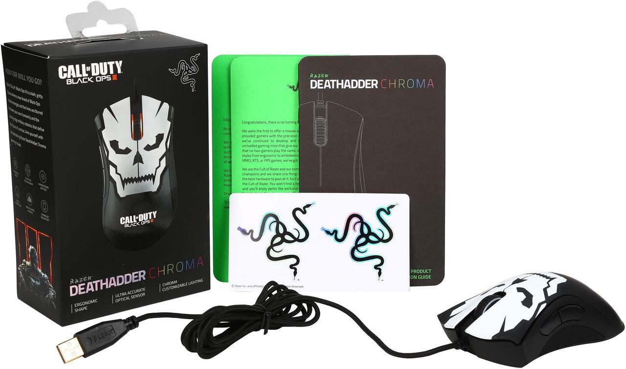 Alt view image 6 of 5 - Razer DeathAdder Chroma Gaming Mouse – Call of Duty: Black Ops III