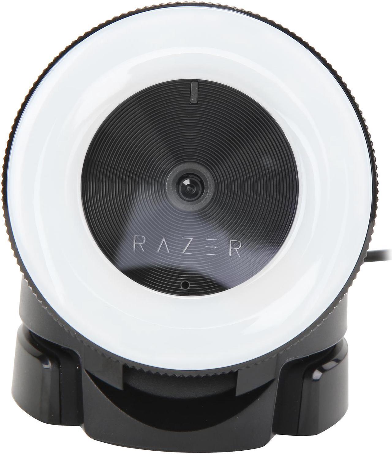 Alt view image 4 of 8 - Razer Kiyo Streaming Webcam: 1080p 30 FPS / 720p 60 FPS - Ring Light w/Adjustable Brightness - Built-in Microphone - Advanced Autofocus, Black