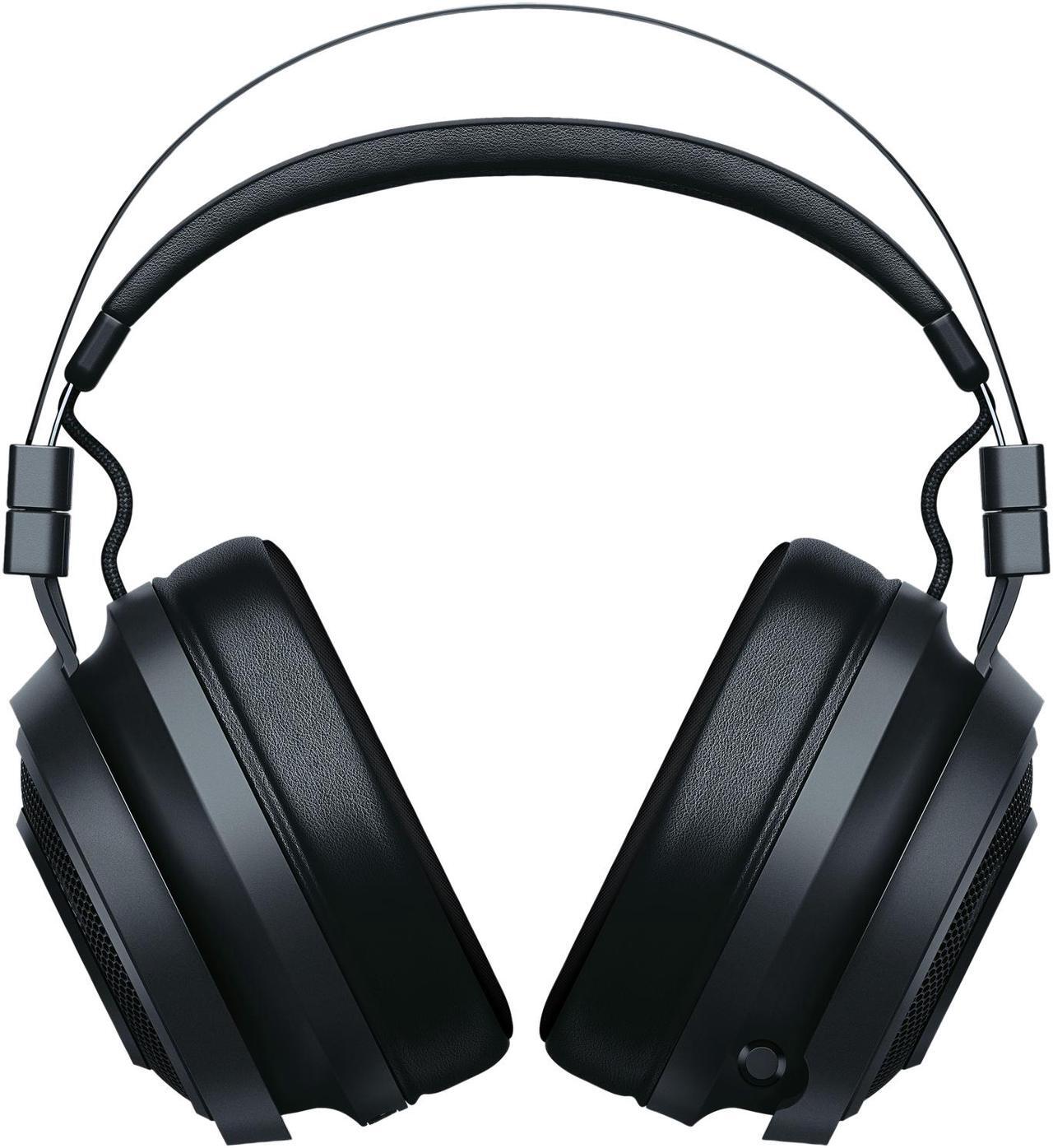 Alt view image 6 of 8 - Razer Nari Ultimate Wireless 7.1 Surround Sound Gaming Headset: THX Audio & Haptic Feedback - Auto-Adjust Headband - Chroma RGB - Retractable Mic - For PC, PS4, PS5 - Black
