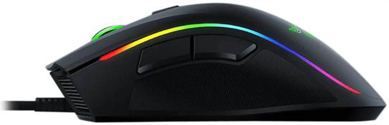 Alt view image 3 of 5 - Razer Mamba Elite RZ01-02560100-R3M1 Black 9 Buttons Tilt Wheel USB Wired Optical 16000 dpi Gaming Mice