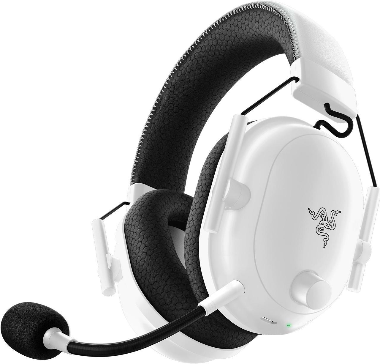 Razer BlackShark V2 Pro Wireless Gaming Headset: Detachable Mic - Pro-Tuned FPS Profiles - 50mm Drivers - Noise-Isolating Earcups w/Ultra-Soft Memory Foam - 70 Hr Battery Life - White