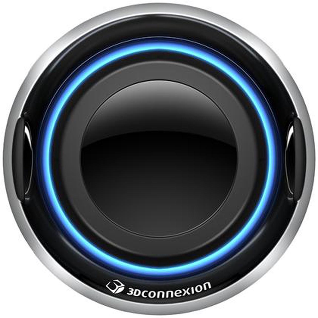 Alt view image 4 of 6 - 3Dconnexion 3DX-700028 Silver/Black 2 Buttons USB Optical SpaceNavigator SE