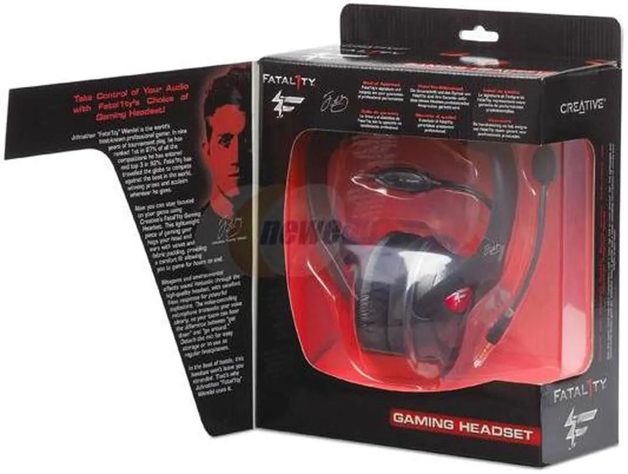 Alt view image 3 of 3 - Creative FATAL1TY 3.5mm gold-plated Connector Circumaural Gaming Headset