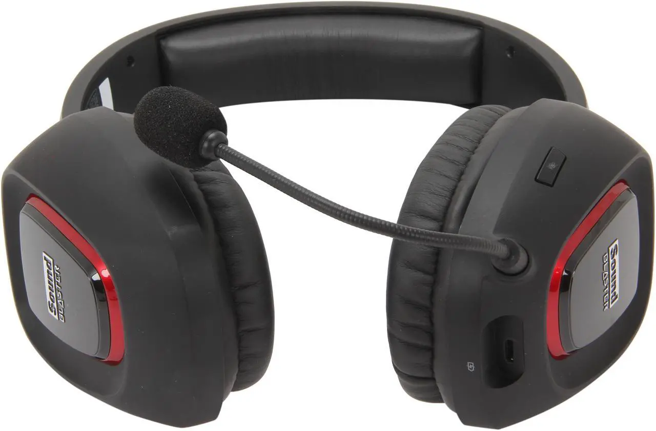 Alt view image 4 of 7 - Creative Sound Blaster Tactic3D Rage USB Connector Circumaural Gaming Headset