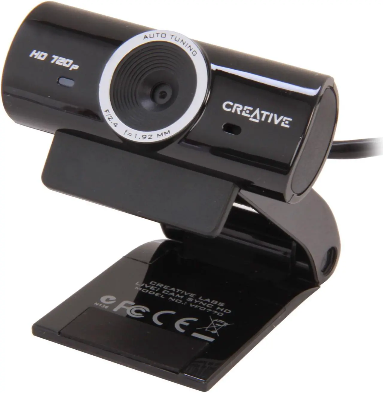 Main image of Creative 73VF077000000 USB 2.0 Creative Live! Cam Sync HD Webcam