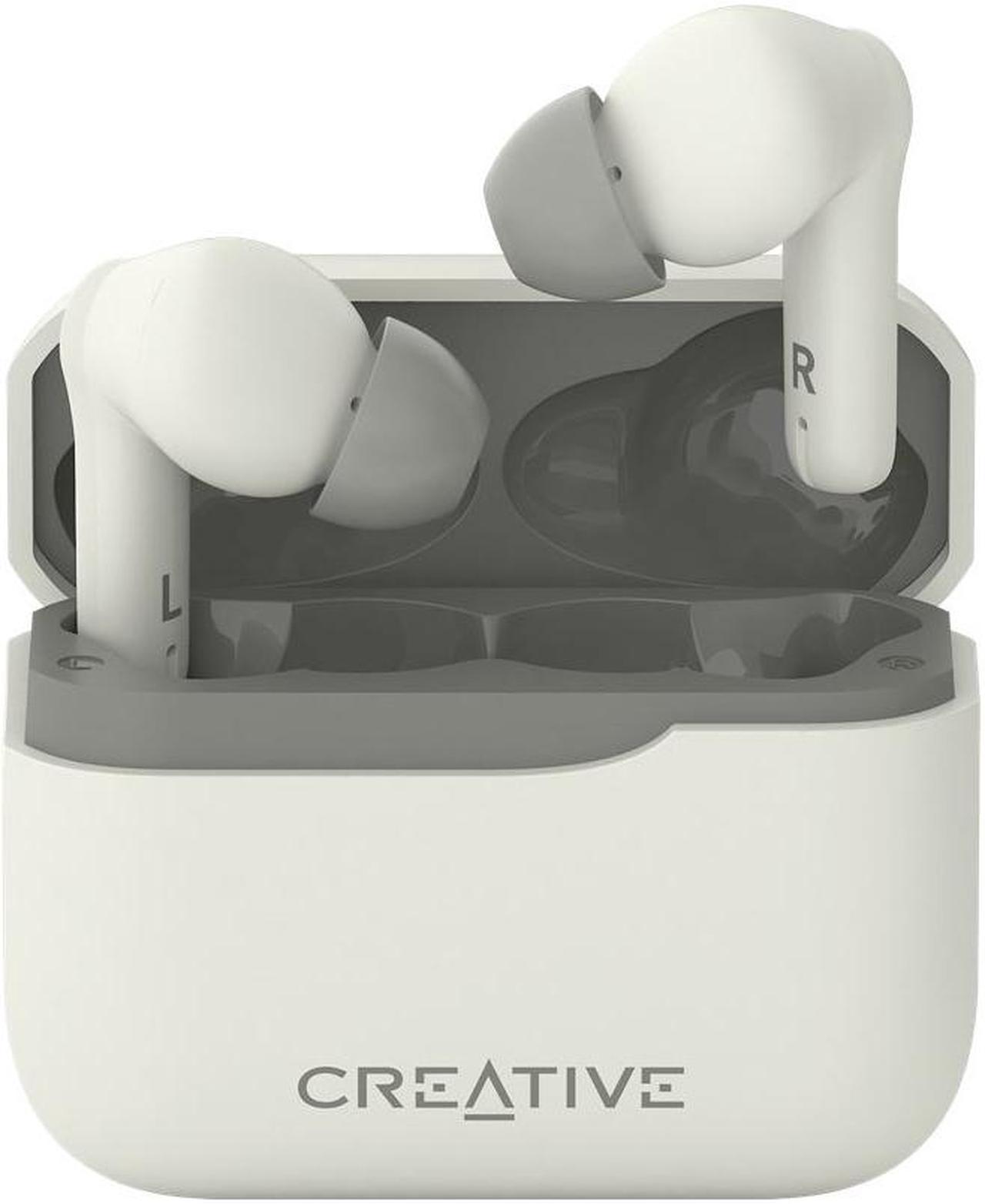 Creative Zen Air Plus Lightweight True Wireless Sweatproof In-ears earbuds with Bluetooth (51EF1100AA000) - White