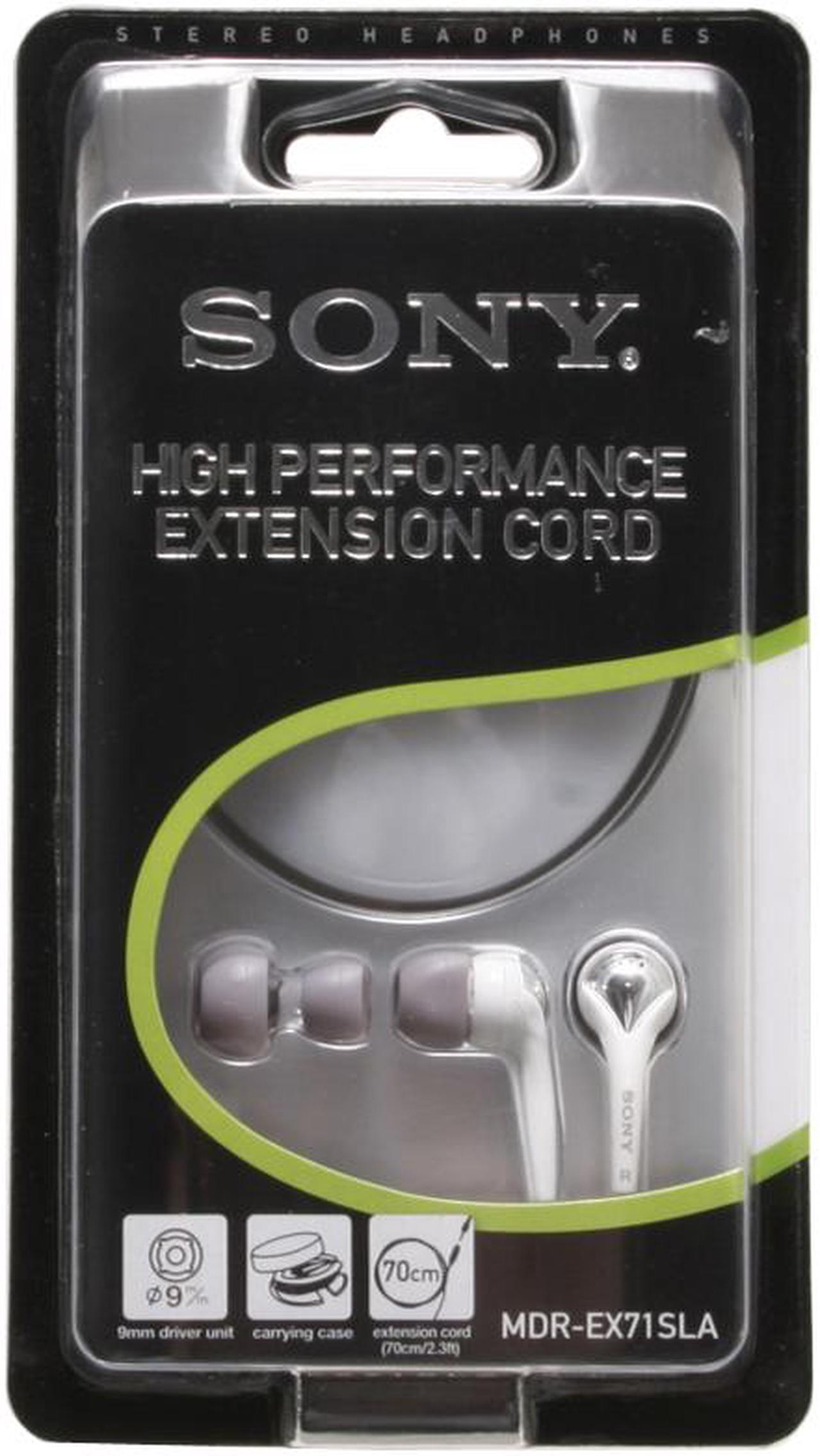 Alt view image 2 of 2 - SONY Fontopia Series MDR-EX71SLA/W 3.5mm Connector Canal Headphones