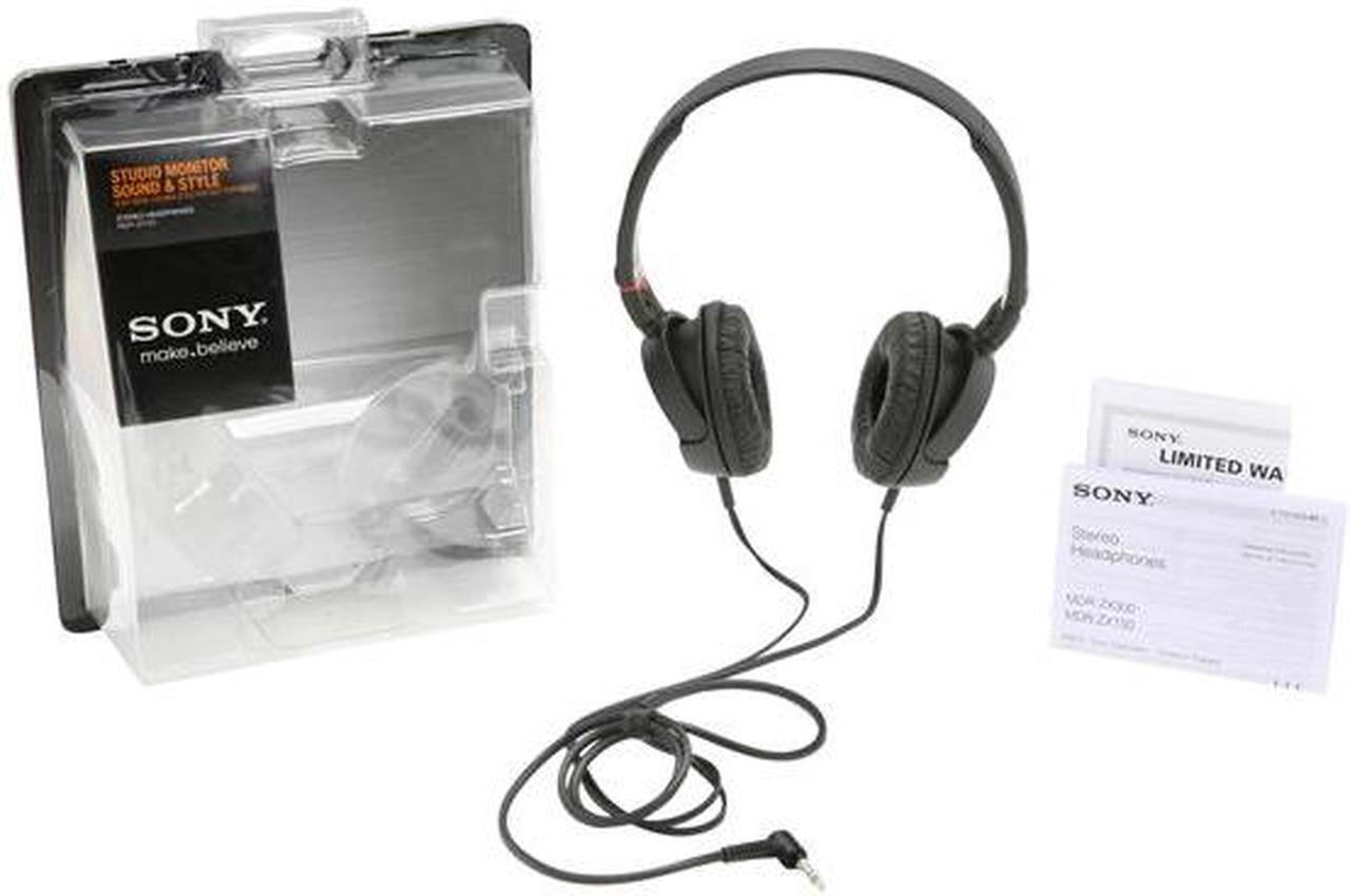 Alt view image 5 of 5 - SONY Black MDR-ZX100/BLK 3.5mm Connector Supra-aural Stereo Headphone