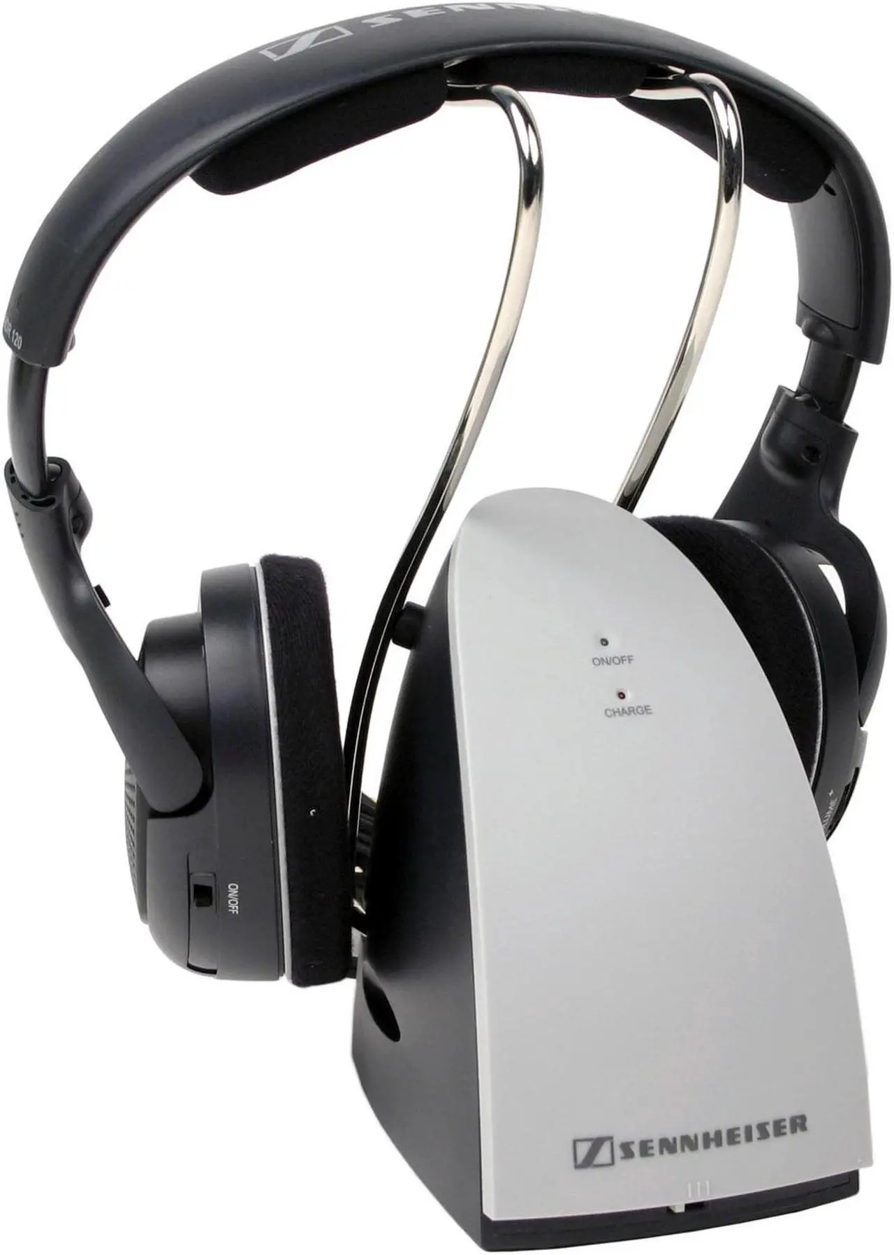 Main image of Sennheiser Silver RS 120 3.5mm/ 6.3mm Connector Supra-aural Wireless RF Hi-fi Headphone