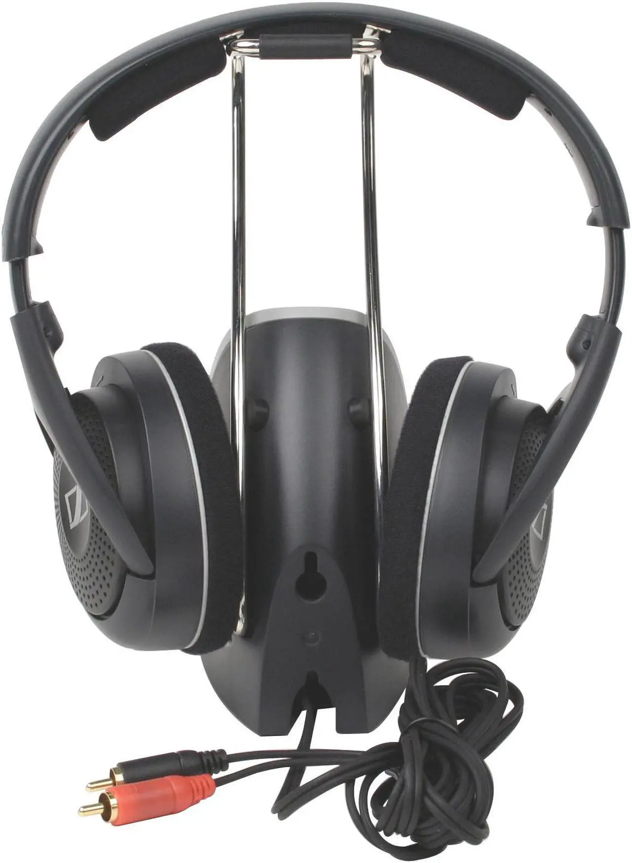 Alt view image 3 of 5 - Sennheiser Silver RS 120 3.5mm/ 6.3mm Connector Supra-aural Wireless RF Hi-fi Headphone