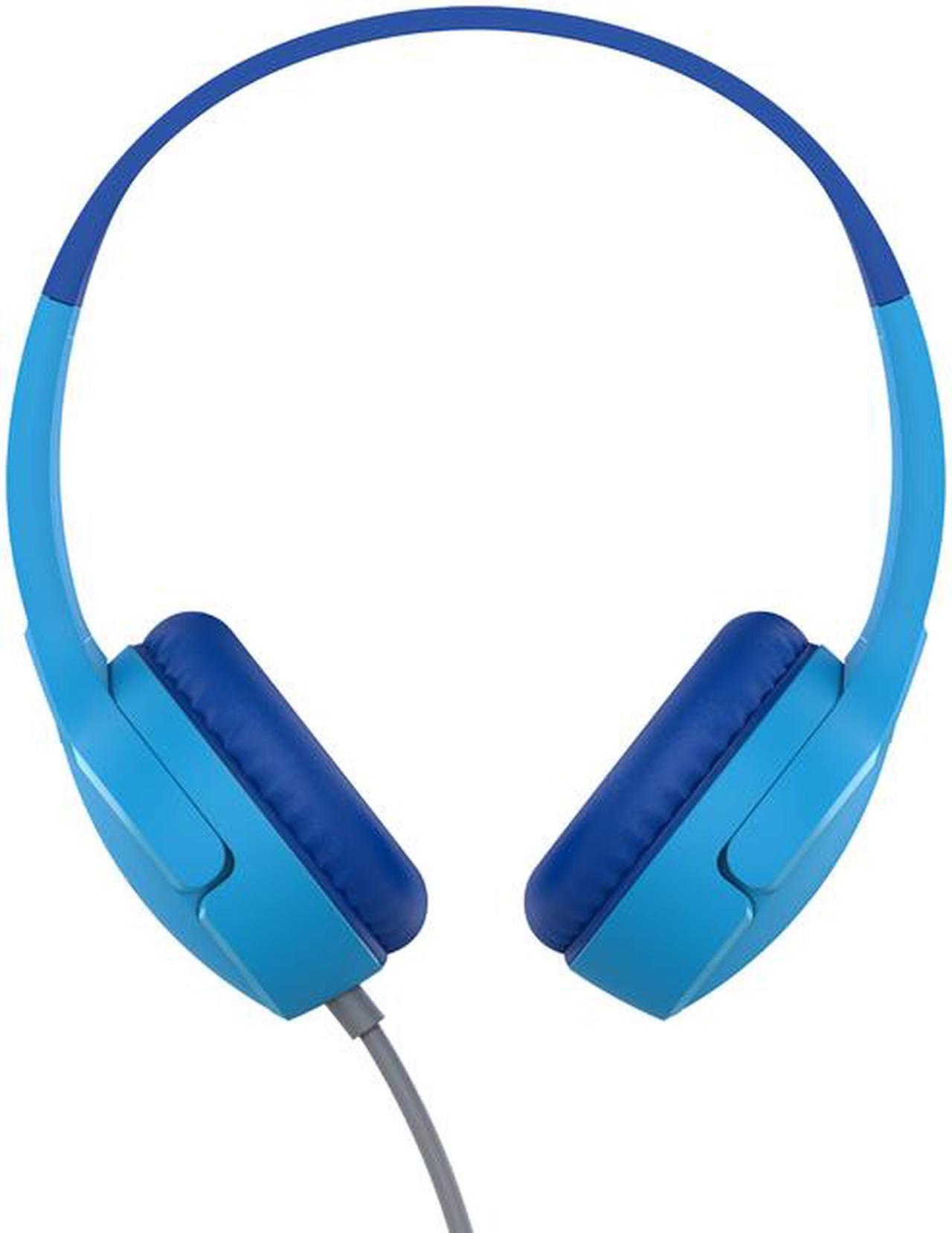 Main image of Belkin SoundForm Mini Blue Wired On-Ear Headphones for Kids AUD004BTBL