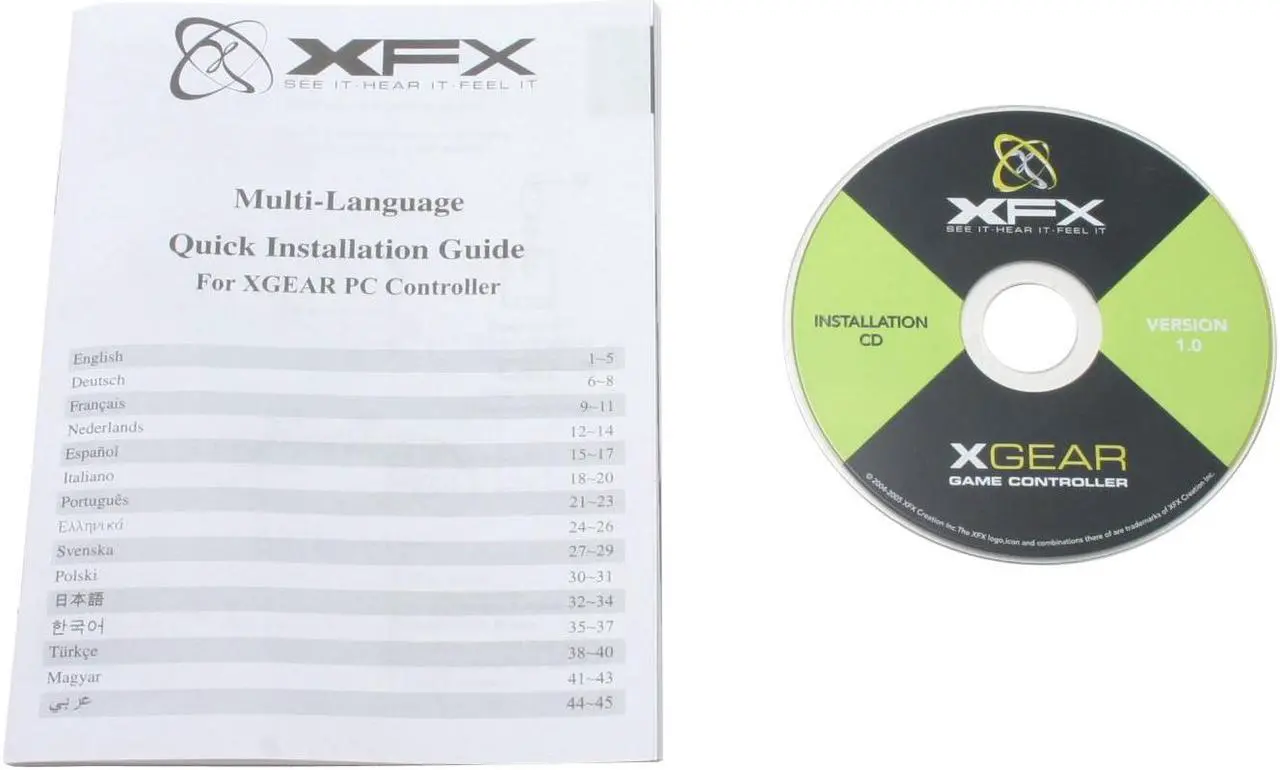 Alt view image 5 of 6 - XFX GA-CP03-SK0200G XGear Dual Reflex Gamepad