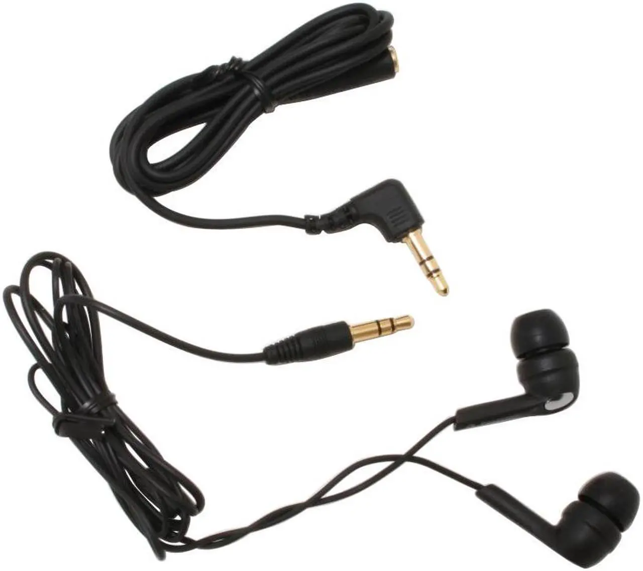 Alt view image 2 of 4 - Panasonic RP-HJE50-K Earbud Stereo Black Headphones